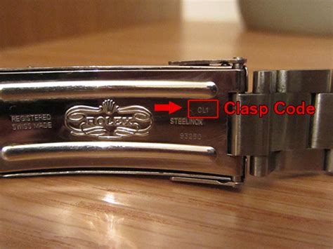 bracciale rolex 78668 clasp|rolex brace codes.